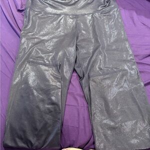 Shimmering navy legging